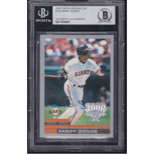 Barry Bonds in Person Autograph (Beckett Authenticated)