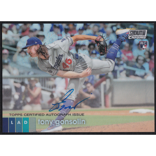 *NEW* Tony Gonsolin Rookie Autograph