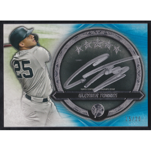 Gleyber Torres Silver Signatures Autograph 15/20