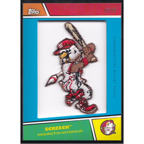 Screech Mascot Patch Relic Card 65/99